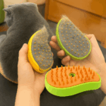 Brosse Vapeur Électrique 3-en-1 pour Chiens et Chats