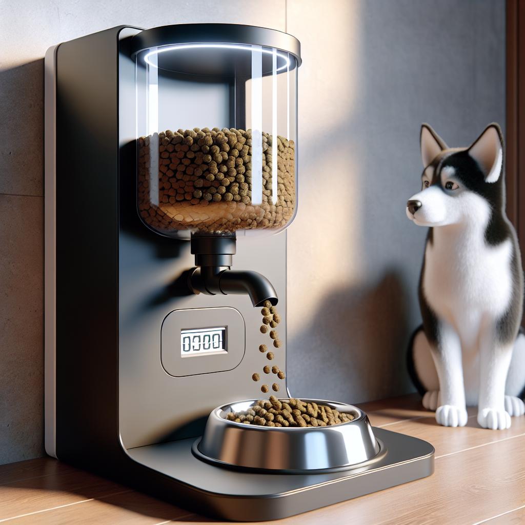 Distributeur automatique de croquettes