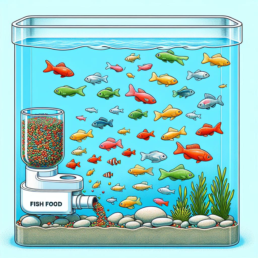Distributeur de nourriture pour poisson