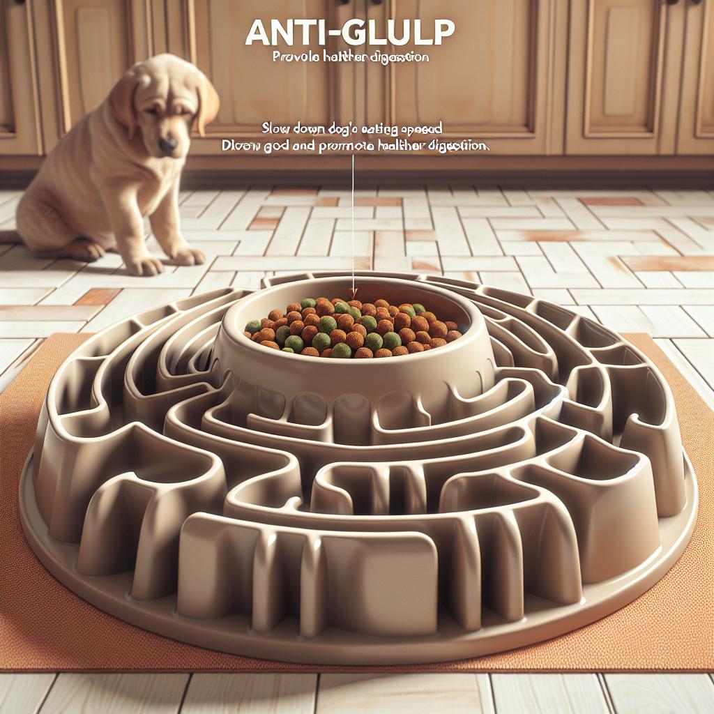 Gamelle antiglouton pour chien