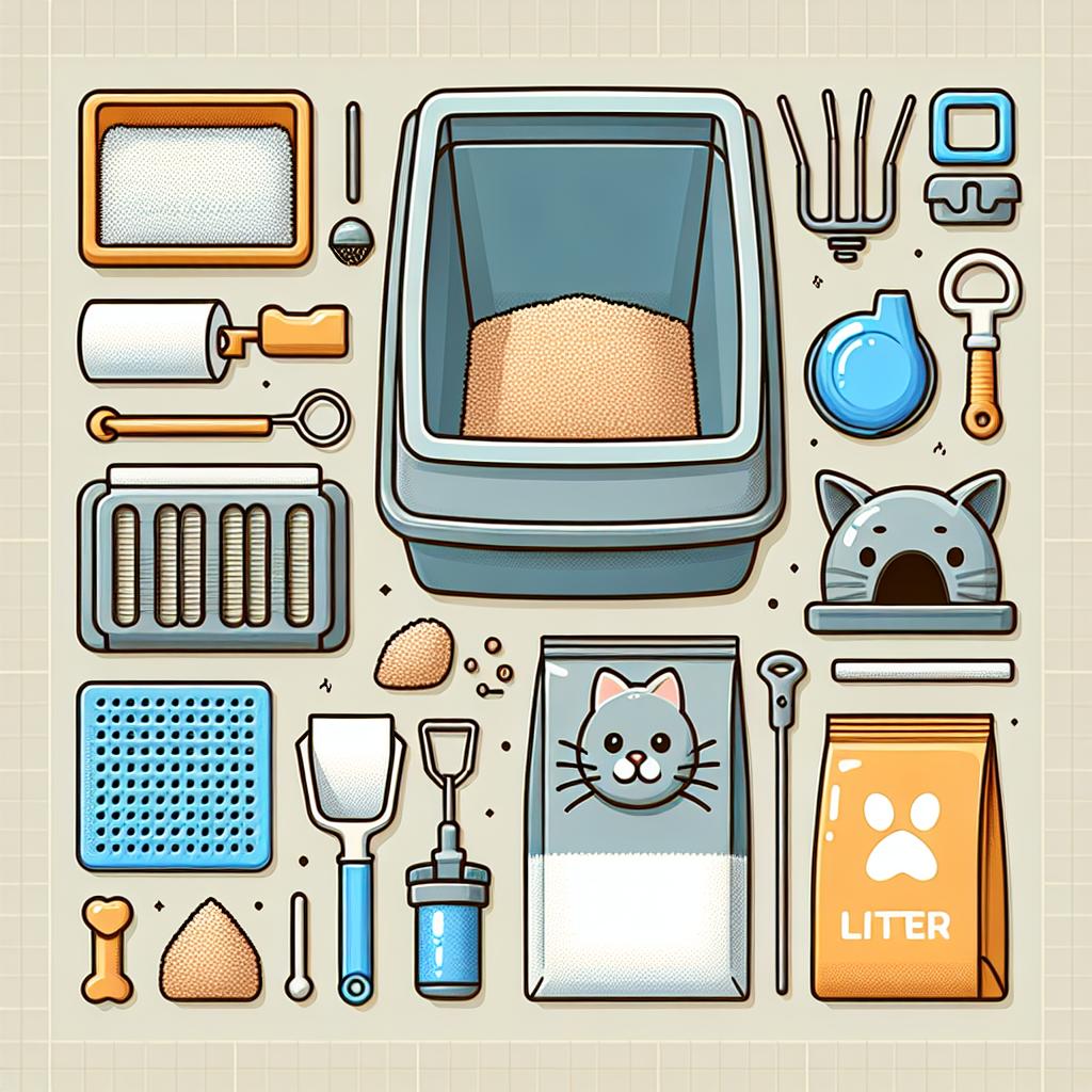 Kit litière complet pour chat