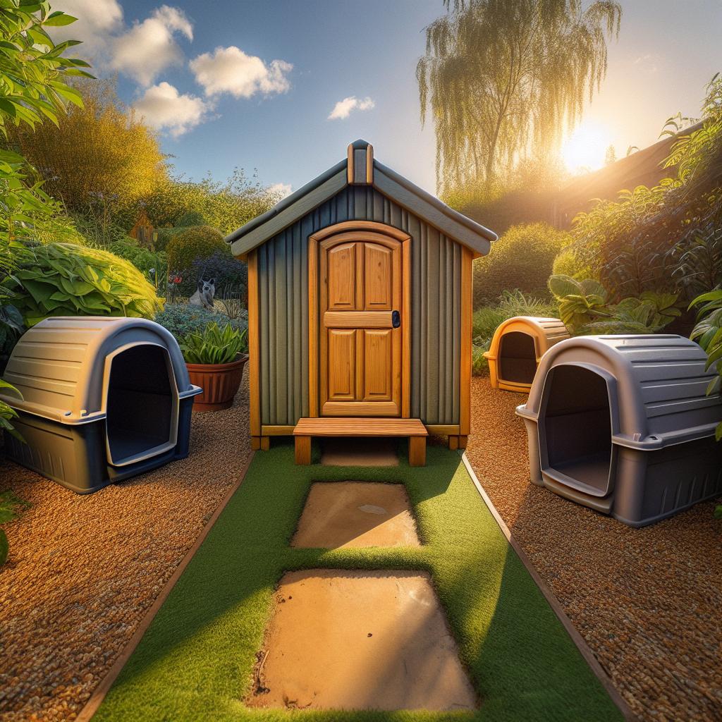 Niches en plastique pour extérieur