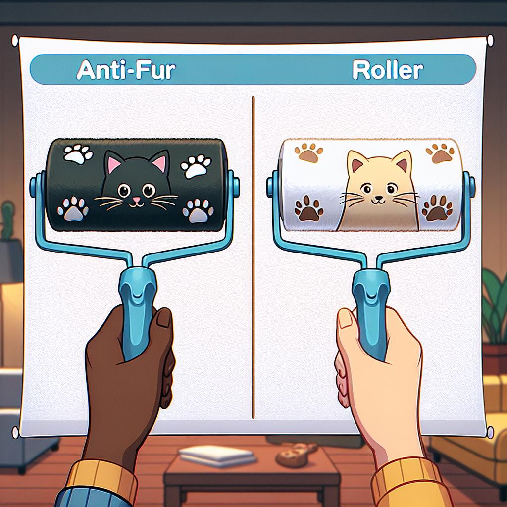 Rouleau anti-poils spécial chat