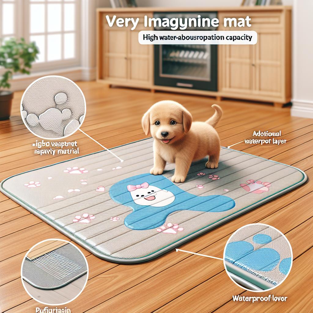 Tapis absorbant pour chiots