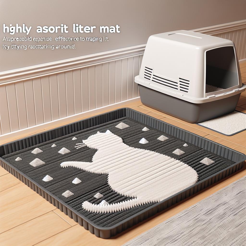 Tapis de litière absorbant