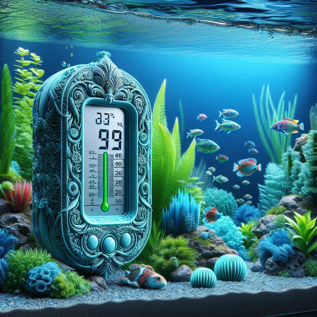 Thermomètre digital pour aquarium