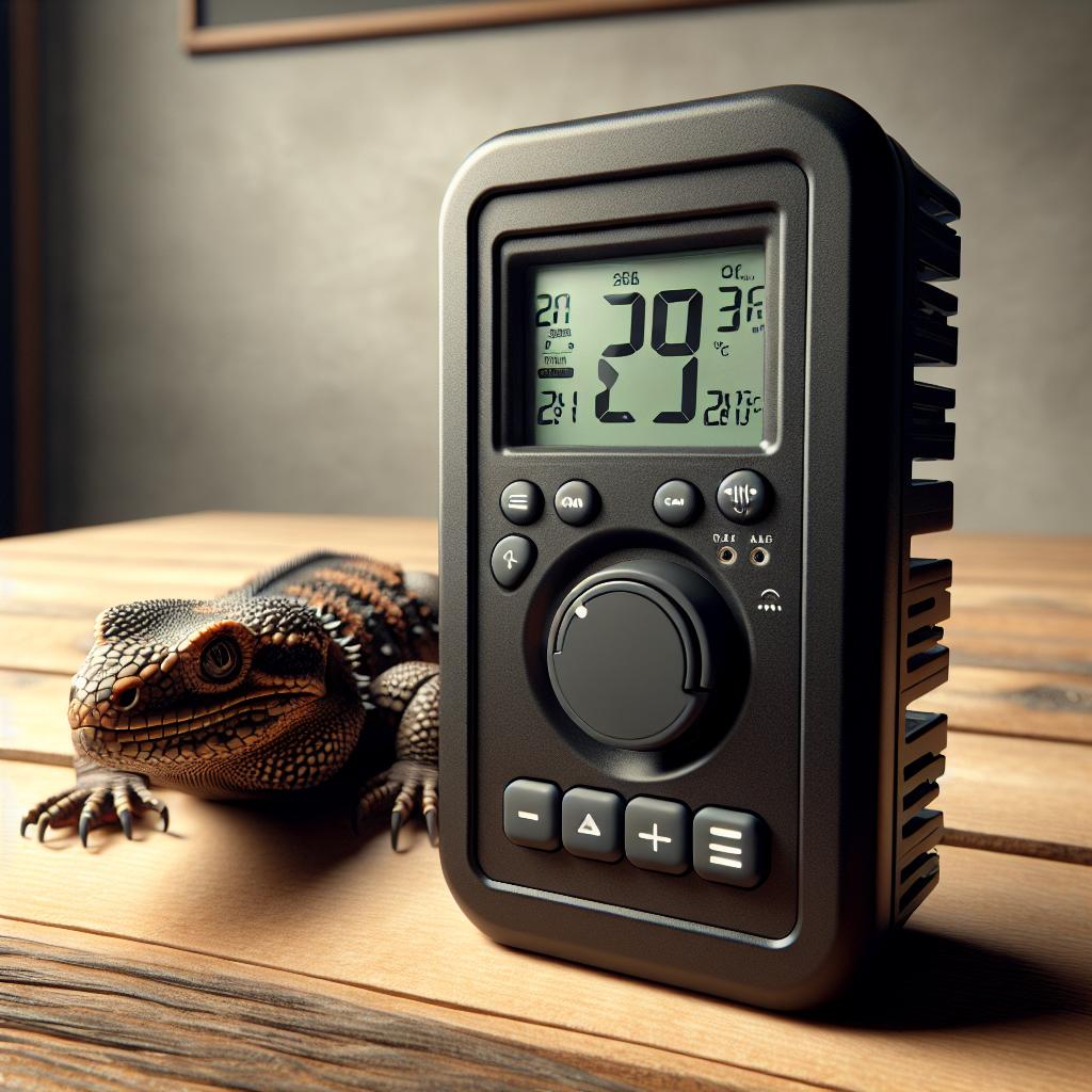 Thermostat programmable pour reptiles